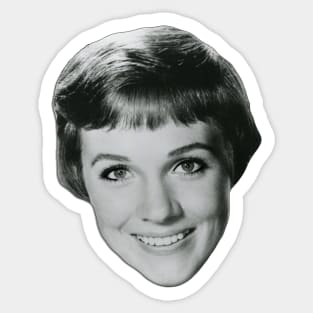 Julie Andrews Maria Von Trapp Head Sticker